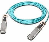 Juniper JNP-100G-AOC-1M Qsfp28, 100Ge Active Optical Cable, 1 Meters, Standard Temperature (0 Through 70 Degree C), 3.5W, Ddm, Pull Tab