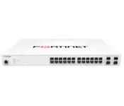 Fortinet FS-224D-FPOE FortiSwitch-224D-FPOE Layer 2/3 FortiGate switch controller compatible PoE+ switch with 24 x GE RJ45 ports, 4 x GE SFP, with automatic Max 370W POE output limit