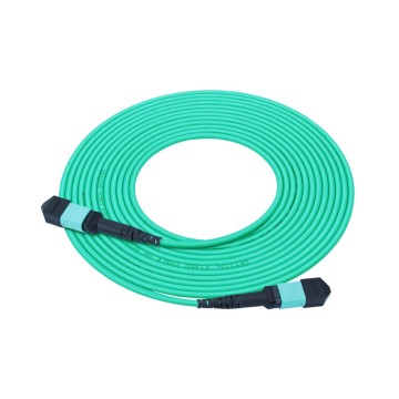 MPO-MPO fiber optic jumper 12 core Type B female head MTP OM3 multimode jumper 10G40G100G optical module bundle cable 15M