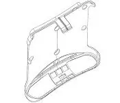 Aruba JW058A RAP-3WN-MNT RAP-3 Series Wall Mount Kit