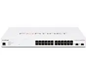 Fortinet FS-424E-FPOE FortiSwitch-424E-FPOE Layer 2/3 FortiGate switch controller compatible PoE+ switch with 24 x GE RJ45 ports, 4 x 10 GE SFP+, with automatic Max 421W POE output limit