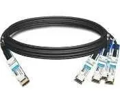 Juniper QDD-4X100G-2M Qsfp56-Dd To 4Xqsfp56 (400G To 4X100G), Breakout Direct Attach Cable, 2M, 26 Awg, Standard Temperature (0 Through 70 Deg C)