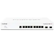 Fortinet FS-108E-POE FortiSwitch-108E-POE Layer 2 FortiGate switch controller compatible PoE+ switch with 8 x GE RJ45 ports, 2 x GE SFP, Fanless with automatic Max 65W POE output limit