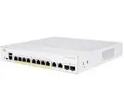 Cisco CBS250-8FP-E-2G-AU Cbs250 Smart 8-Port Ge, Full Poe, Ext Ps, 2X1G Combo