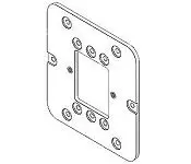 Aruba JW037A AP-103H-MNT2 AP Mount Kit for AP-103H Dual Gang Wall Box Mount Adapter