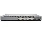 Juniper EX3400-24P Ex3400 24-Port 10/100/1000Baset Poe+, 4 X 1/10G Sfp/Sfp+, 2 X 40G Qsfp+, Redundant Fans, Front-To-Back Airflow, 1 Ac Psu Jpsu-600-Ac-Afo Included (Optics Sold Separately)