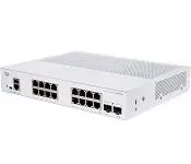 Cisco CBS350-16T-E-2G-AU Cbs350 Managed 16-Port Ge, Ext Ps, 2X1G Sfp