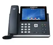 Fortinet FON-570 FortiFone-570 IP phone with a 7-inch color touch screen, 29 programmable keys, PoE and 10/100/1000 LAN and PC connections