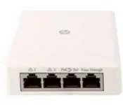 HPE JG973A 417 Single Radio 802.11n (AM) 20-unit Eco-pack Unified Wired-WLAN Walljack