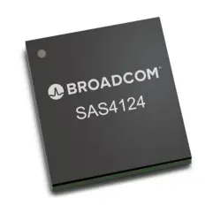 SAS4124 24G SAS Tri-Mode RAID-on-Chip (ROC) PCIe Gen 4.0 x8, 24-port SAS/SATA/NVMe ROC featuring Tri-Mode SerDes Technology